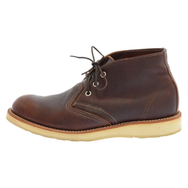 REDWING(レッドウィング)のRED WING レッド ウイング クラシックチャッカブーツ ミッドカットレザーシューズ ブラウン 3141 US10 メンズの靴/シューズ(ドレス/ビジネス)の商品写真