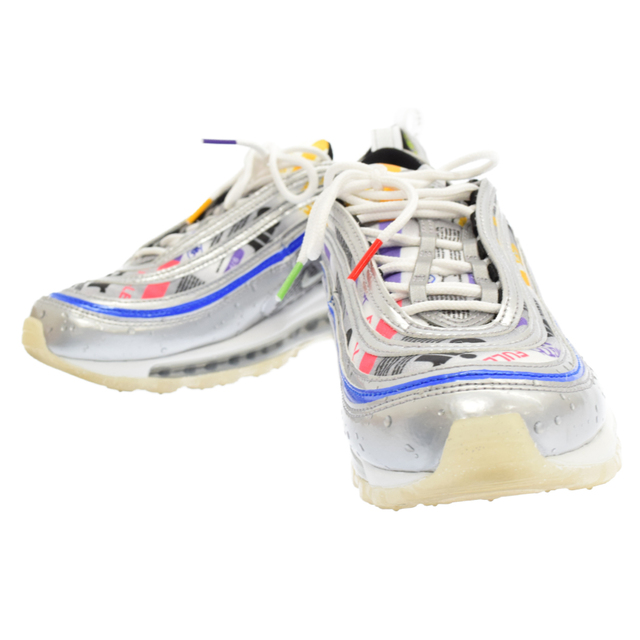 NIKE(ナイキ)のNIKE ナイキ AIR MAX 97 SE SWOOSH MART/ENERGY JELLY エアマックス 97 スウッシュマート /エネルギーゼリー ローカットスニーカー シルバー DD5480-902 メンズの靴/シューズ(スニーカー)の商品写真