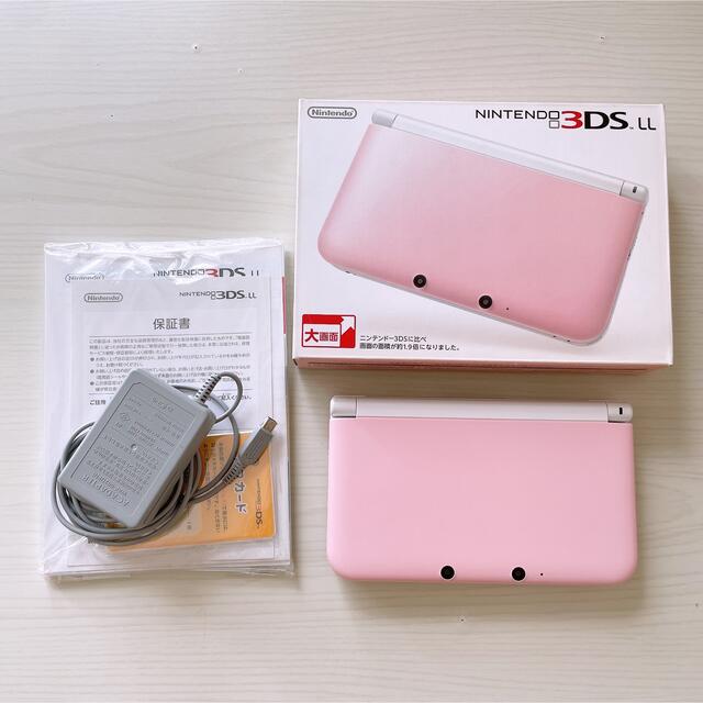 Nintendo 3DS  LL 本体ピンク/ホワイトエンタメホビー