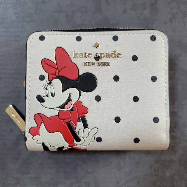 財布kate spade　ディズニー　二つ折り財布