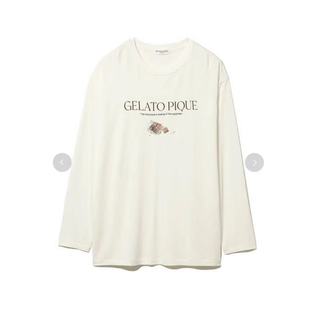 gelato pique(ジェラートピケ)の【新品】【gelato pique】ロゴチョコプリントロンTシャツ　※タグ付き メンズのトップス(Tシャツ/カットソー(七分/長袖))の商品写真