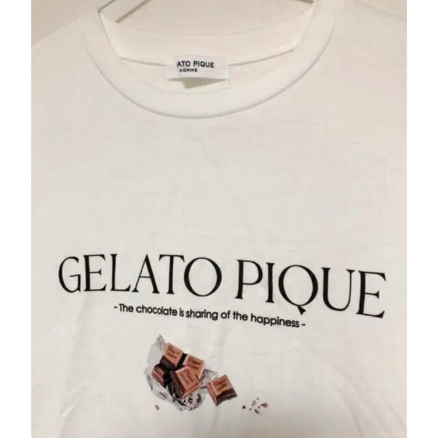 gelato pique(ジェラートピケ)の【新品】【gelato pique】ロゴチョコプリントロンTシャツ　※タグ付き メンズのトップス(Tシャツ/カットソー(七分/長袖))の商品写真