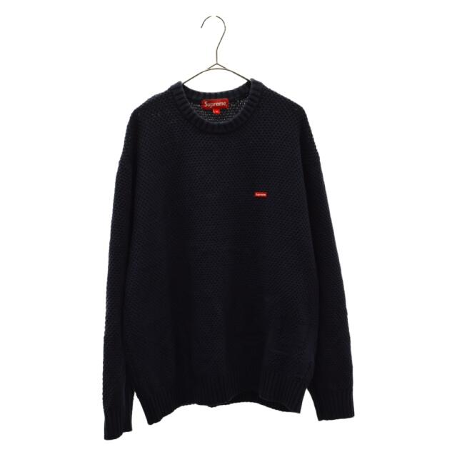 SUPREME シュプリーム 20AW Textured Small Box Sweater テクスチャード スモールボックスロゴ クルーネックニットセーター ブラック