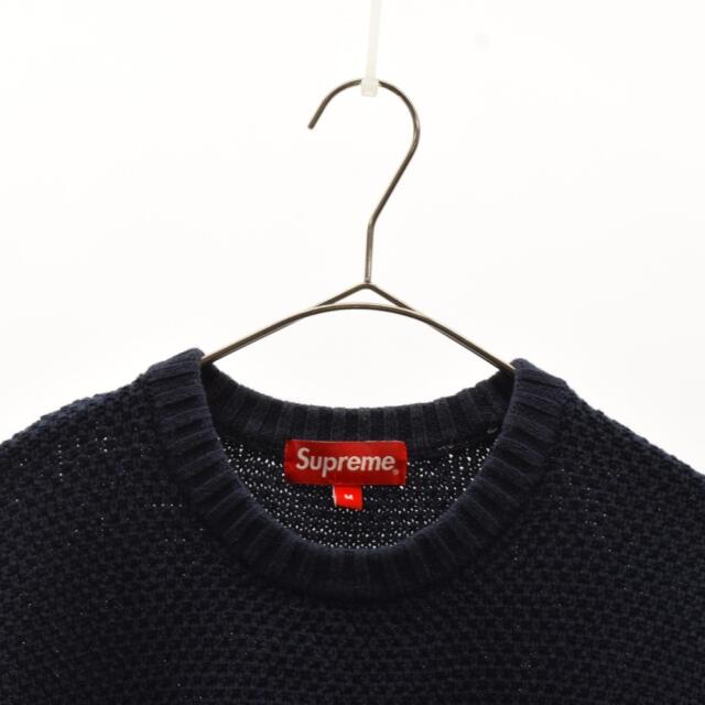 SUPREME シュプリーム 20AW Textured Small Box Sweater テクスチャード スモールボックスロゴ クルーネックニットセーター ブラック