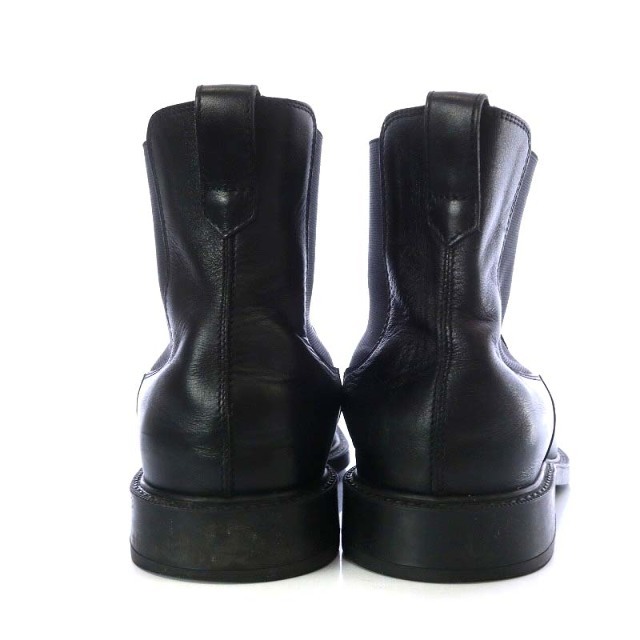 TOD'S(トッズ)のトッズ TOD'S サイドゴアブーツ ショート レザー 6.5 黒 メンズの靴/シューズ(ブーツ)の商品写真