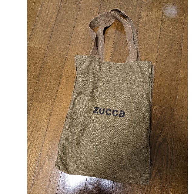 10/2まで ZUCCa　トートバッグ　カーキ レディースのバッグ(トートバッグ)の商品写真