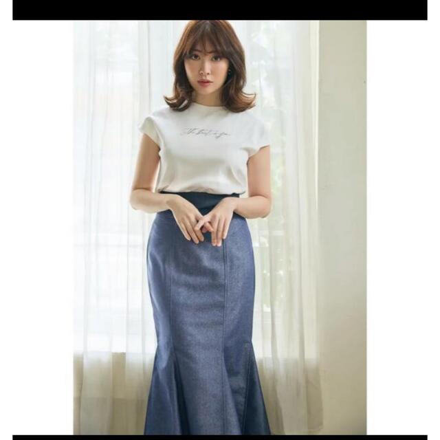 11日まで限定 Mermaid Denim Effect Skirt 2