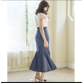 11日まで限定 Mermaid Denim Effect Skirt