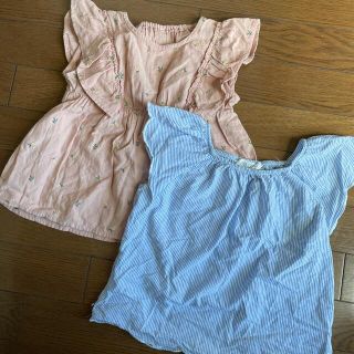 エフオーキッズ(F.O.KIDS)のf.o とH&M 半袖 2点　110 女の子(Tシャツ/カットソー)