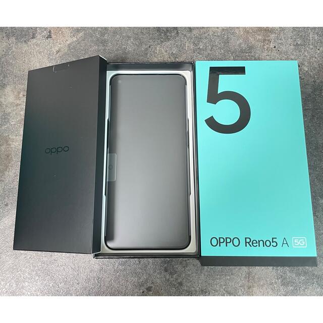 OPPO(オッポ)の【新品未使用品】OPPO Reno 5A SIMフリー スマホ/家電/カメラのスマートフォン/携帯電話(スマートフォン本体)の商品写真