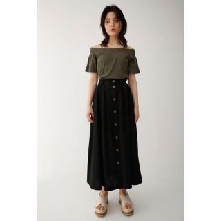 マウジー(moussy)のMOUSSY RIB STITCH OFF SHOULDER TOP マウジー(カットソー(半袖/袖なし))