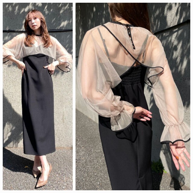 詰替え AmeriVINTAGE新作完品MANY WAY AIRY VEIL DRESS - 通販