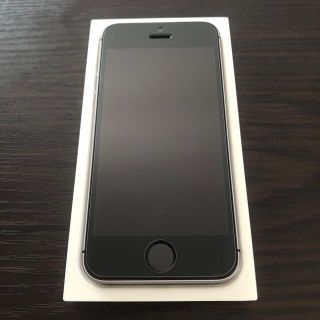 アイフォーン(iPhone)のiPhone SE 128GB スペースグレイmp862j/a (スマートフォン本体)