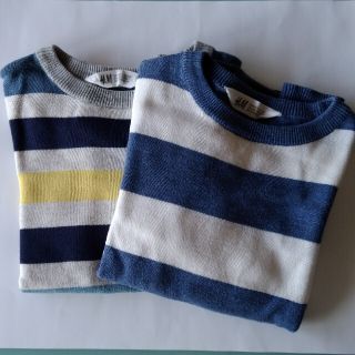 エイチアンドエム(H&M)のH＆M　薄手ニット2枚　130cm(ニット)