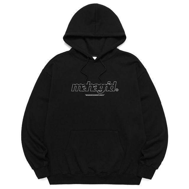 mahagrid マハグリッド 正規品 THIRD LOGO パーカー L