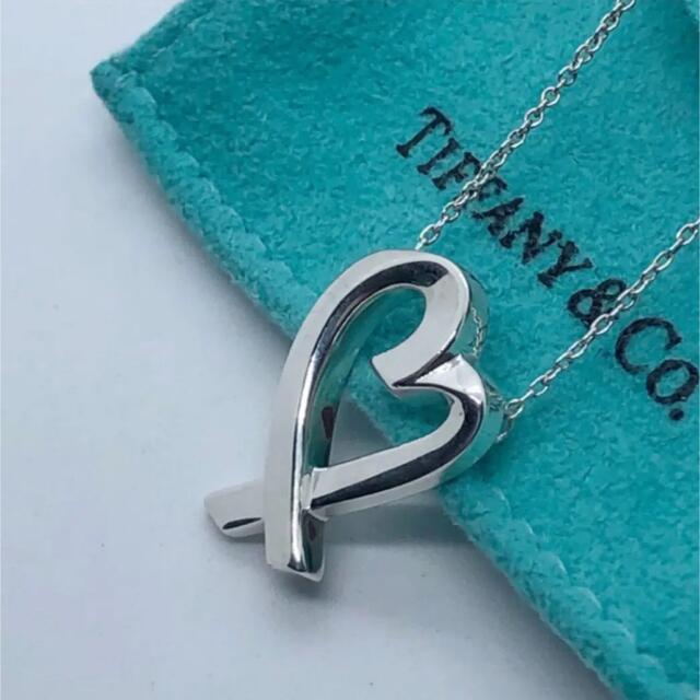 Tiffany & Co.   美品 Tiffany ティファニーラビングハートネックレス