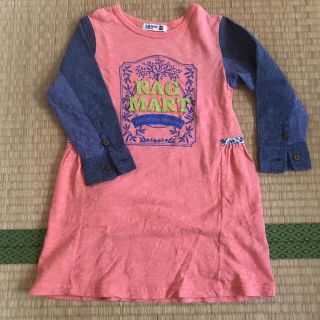 ラグマート(RAG MART)の値下げ　ラグマート　ワンピース　110  女の子(ワンピース)