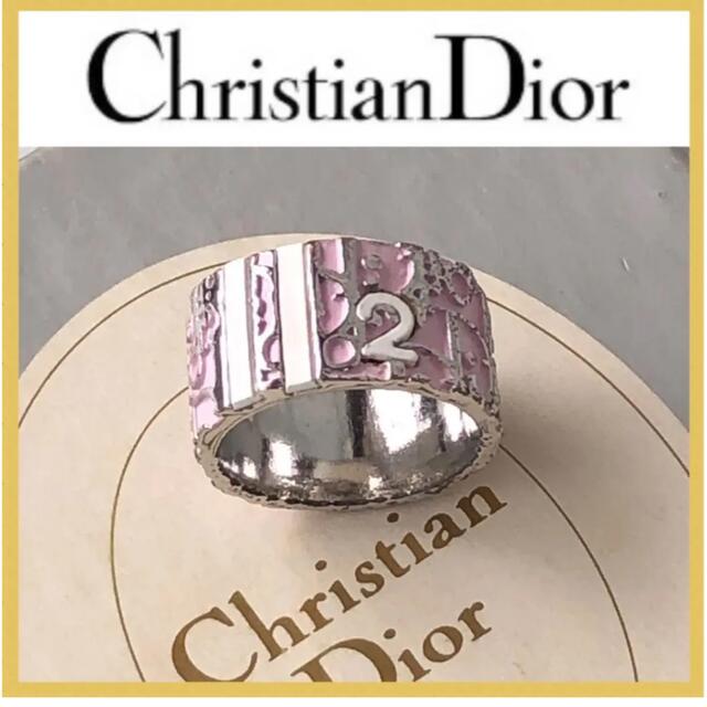 Christian Dior(クリスチャンディオール)の大人気　クリスチャンディオールトロッターリング　指輪　ピンク　8号 レディースのアクセサリー(リング(指輪))の商品写真