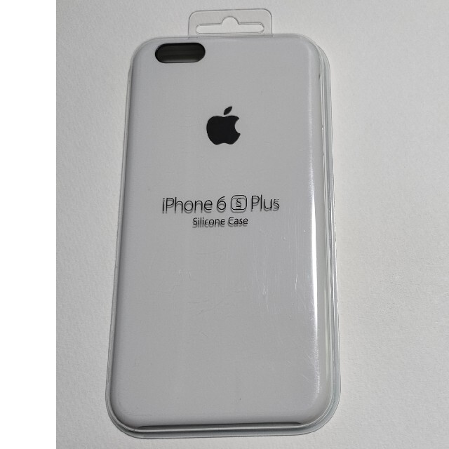 iPhone(アイフォーン)のAPPLE純正 iPhone 6s plus シリコンケース ホワイト 白 スマホ/家電/カメラのスマホアクセサリー(モバイルケース/カバー)の商品写真