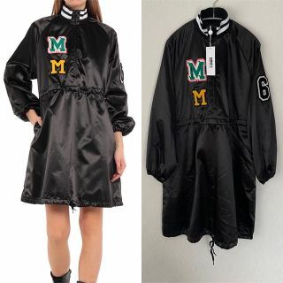 エムエムシックス(MM6)の【新品】MM6 MaisonMargiela サテン ワンピース アウター(ひざ丈ワンピース)