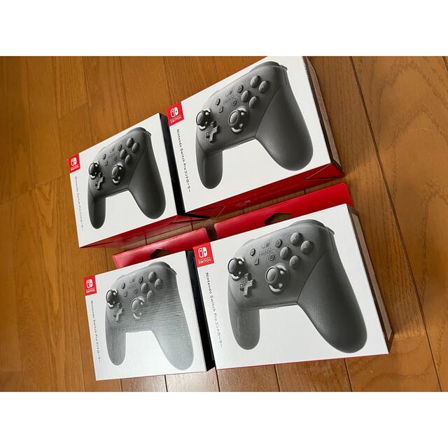 ニンテンドースイッチ プロコントローラー プロコン 新品　4セット　純正