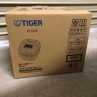 TIGER - 【新品未開封】炊飯器ごはん 5.5合 タイガー圧力IH JPC-G100WA