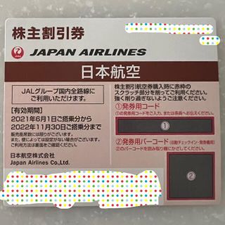 ジャル(ニホンコウクウ)(JAL(日本航空))のJAL株主優待券(2022年11月30日まで有効)(その他)