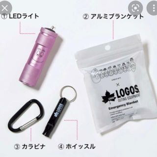 ロゴス(LOGOS)のglow10月号　付録　バーバパパ(防災関連グッズ)