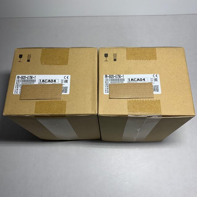 誠実 三菱電機 - 新品未開封 三菱電機 FR-E820-0.75K-1 インバータ 2台