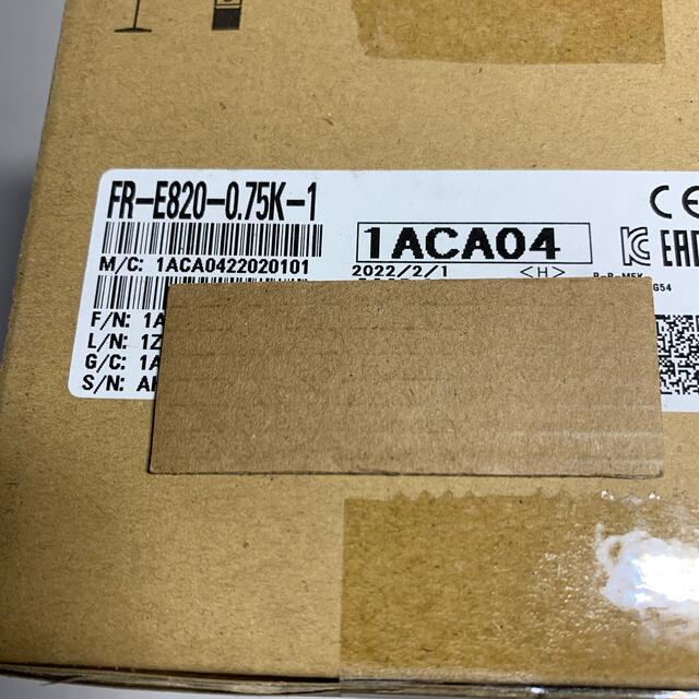 冬バーゲン☆特別送料無料！】 三菱電機 新品未開封 三菱電機 FR-E820-0.75K-1 2台 インバータ その他