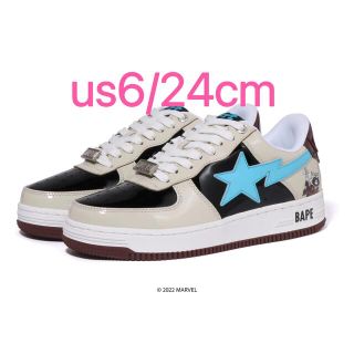 アベイシングエイプ(A BATHING APE)のBAPE✖️MARVEL ROCKET RACCOON BAPE STA us6(スニーカー)