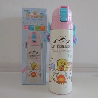 SALE！すみっコぐらし 新品 580ml ロック付ワンプッシュダイレクトボトル(水筒)