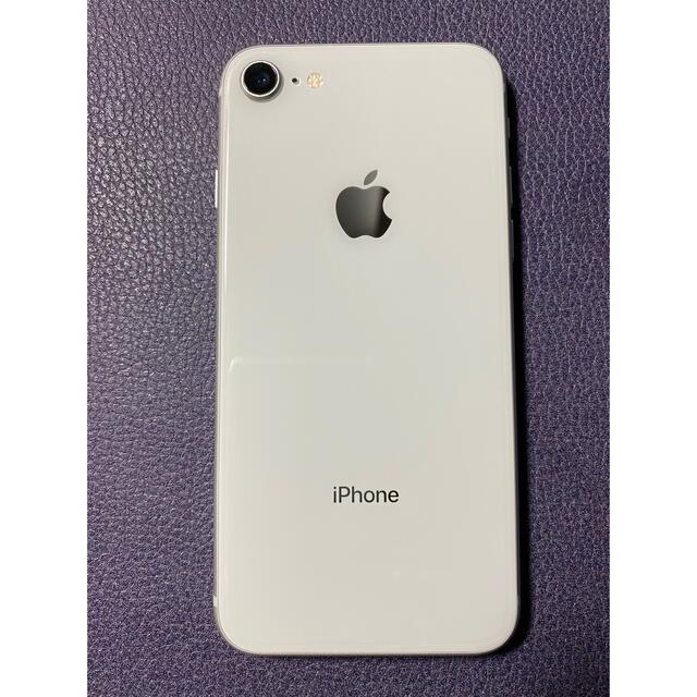 iPhone 8 Silver 64 GB SIMフリー　バッテリー100%