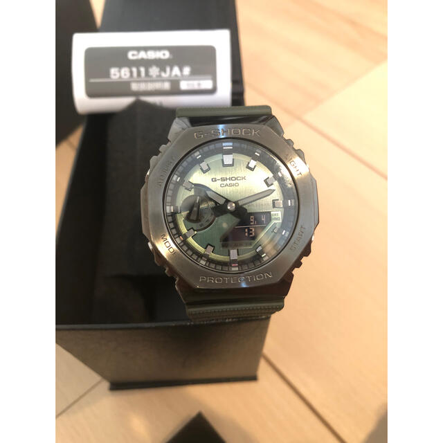 お買得！】 G-SHOCKメタルベゼル / オクタゴンベゼル / GM-2100B-3AJF