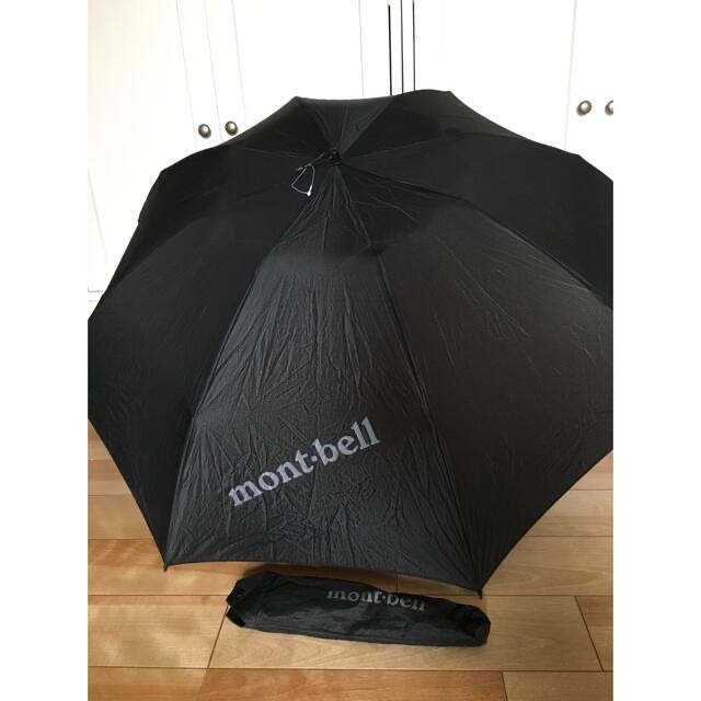 Mont bell 折りたたみ傘 チャコールグレーファッション小物