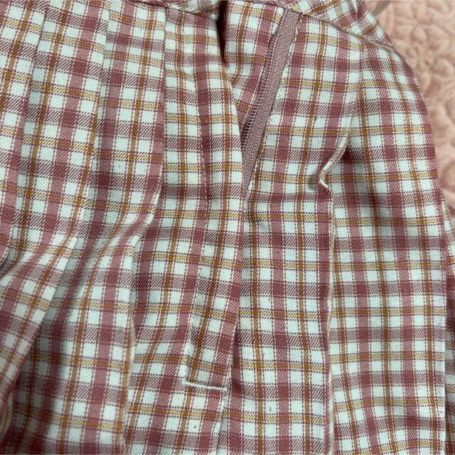 mezzo piano junior(メゾピアノジュニア)のmezzo piano juniorクリアベルトつきプリーツスカパン140 キッズ/ベビー/マタニティのキッズ服女の子用(90cm~)(スカート)の商品写真