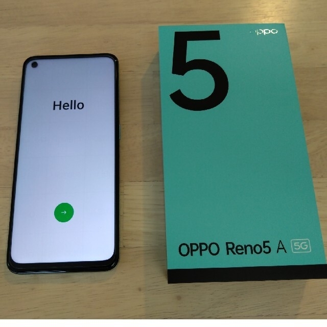 【再再値下】OPPO Reno5 A 6GB 128GB (5G) アイスブルー