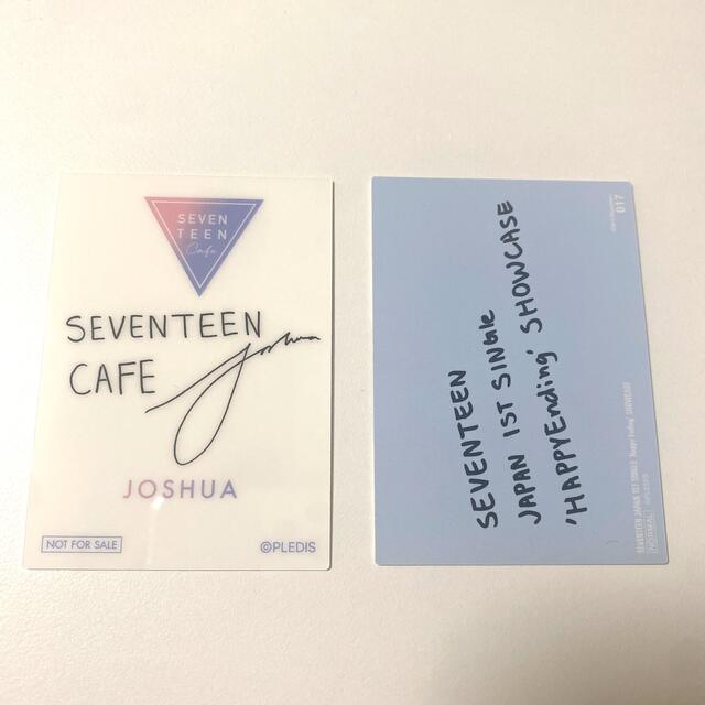 SEVENTEEN(セブンティーン)のSEVENTEEN ジョシュア　トレカ チケットの音楽(K-POP/アジア)の商品写真