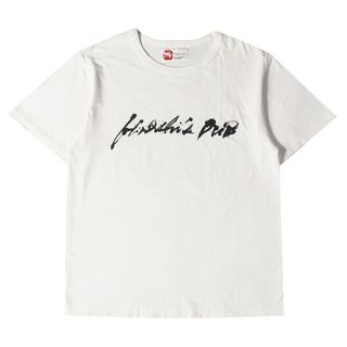 シャンティ(SHANTii)のSHANTII シャンティー Tシャツ サイズ:L ポップアップ限定 赤間紫動 藤原ヒロシ Hiroshis DuB プリント クルーネックTシャツ ホワイト 白 トップス カットソー 半袖【メンズ】【中古】(Tシャツ/カットソー(半袖/袖なし))