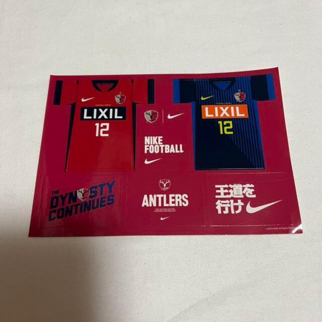 NIKE(ナイキ)の鹿島アントラーズ シール ステッカー ユニフォーム エンタメ/ホビーのタレントグッズ(スポーツ選手)の商品写真