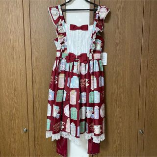 アンジェリックプリティー(Angelic Pretty)のMemorial Tea Museum ジャンパースカート(ひざ丈ワンピース)