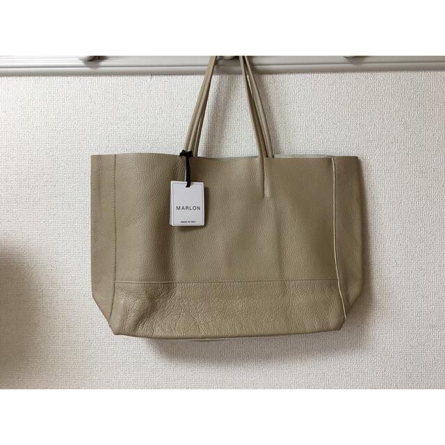 日本入荷 未使用イタリア マーロンフィレンツェのトートバッグ 本革