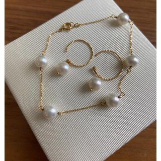 アーカー(AHKAH)のAHKAH  ルルピアス ブレスレットセット売り(ピアス)