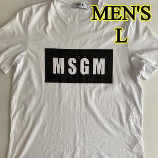 エムエスジイエム(MSGM)のMSGMほぼ新品＊ホワイトTシャツ(Tシャツ/カットソー(半袖/袖なし))