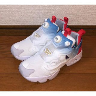 リーボック(Reebok)の良品 REEBOK PUMP FURY OG NM 24cm 白 グラデーション(スニーカー)