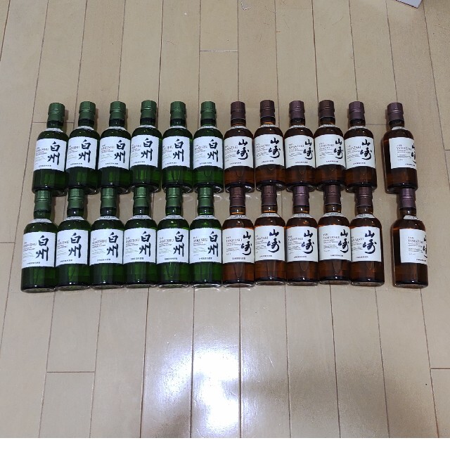 山崎180ｍl✕12本　白州180ml×12本