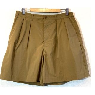 ビームス(BEAMS)のBEAMS★ショートパンツ★ハーフ★2タック★ビームス★定価9,000円★茶(ショートパンツ)