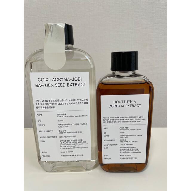 ONE THING ナイアシンアミド300ml＆ドクダミ150ml コスメ/美容のスキンケア/基礎化粧品(化粧水/ローション)の商品写真