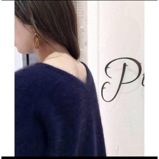 plage ニットプルオーバー ネイビー キャンペーン ahq.com.mx