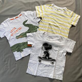 ユニクロ(UNIQLO)の110cm Tシャツ3枚セット （UNIQLO、無印良品、H&M）(Tシャツ/カットソー)